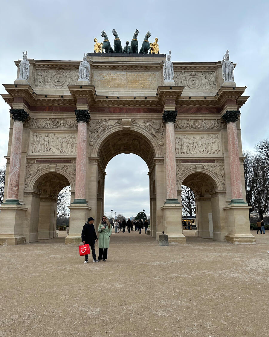 Louvre Museum Paris by night